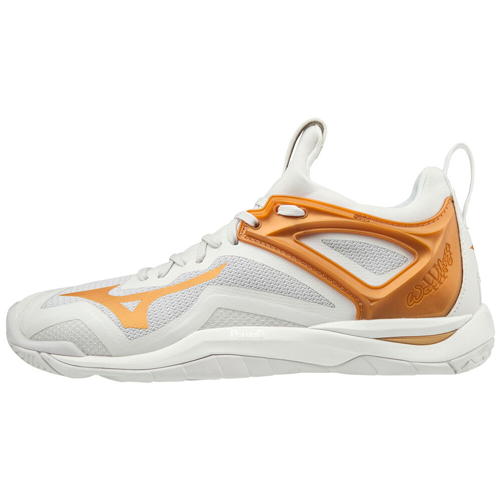 Zapatillas Balonmano Mizuno WAVE MIRAGE 3 Mujer Blancas Baratas MYOB-60984